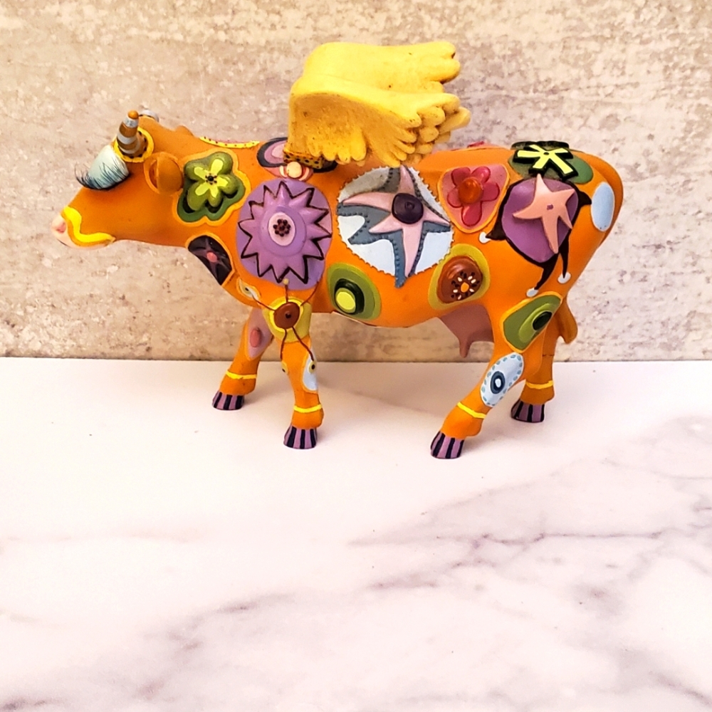 Vintage Cow Parade Angeli Cow figurine